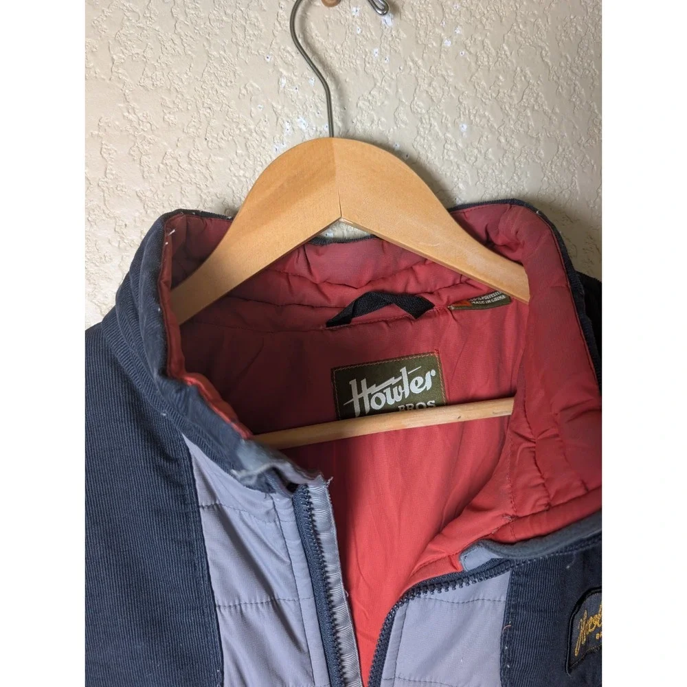 HOWLER BROTHERS MERLIN Puffer Company Embrod Jacket XL Grey Primaloft Insulated